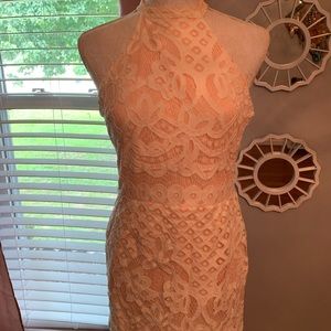 Open back Lace cocktail dress